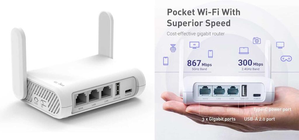 Router Wi-Fi portátil