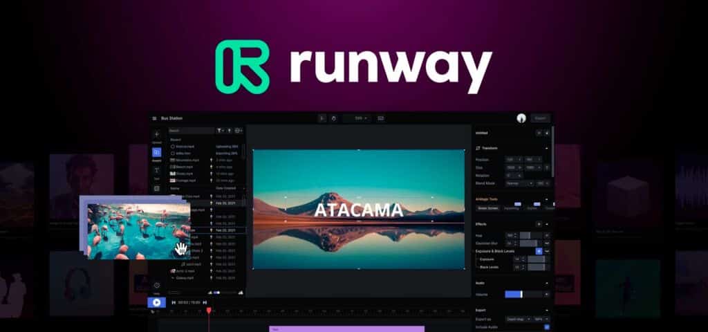 2. Runway ML: edición de video con IA