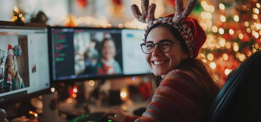 Ideas creativas para un streaming navideño de fin de año